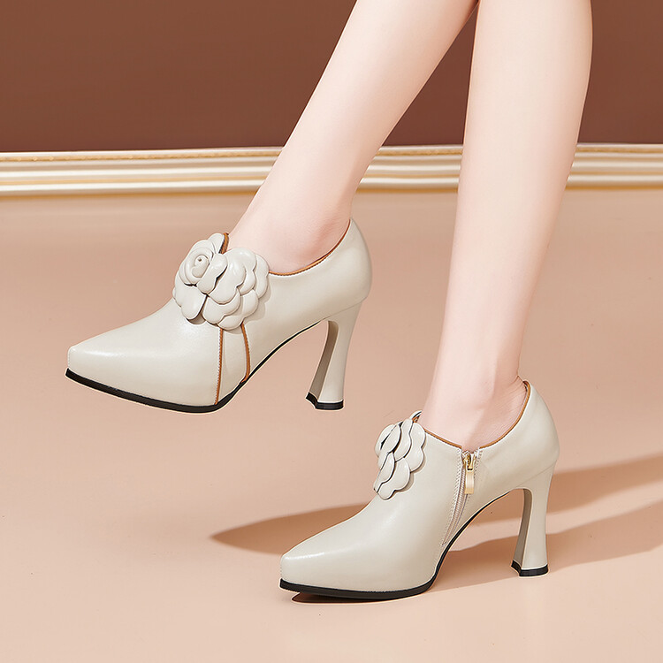 Deep Mouth Pointed Toe Stiletto High Heel Shoes - Style k.html